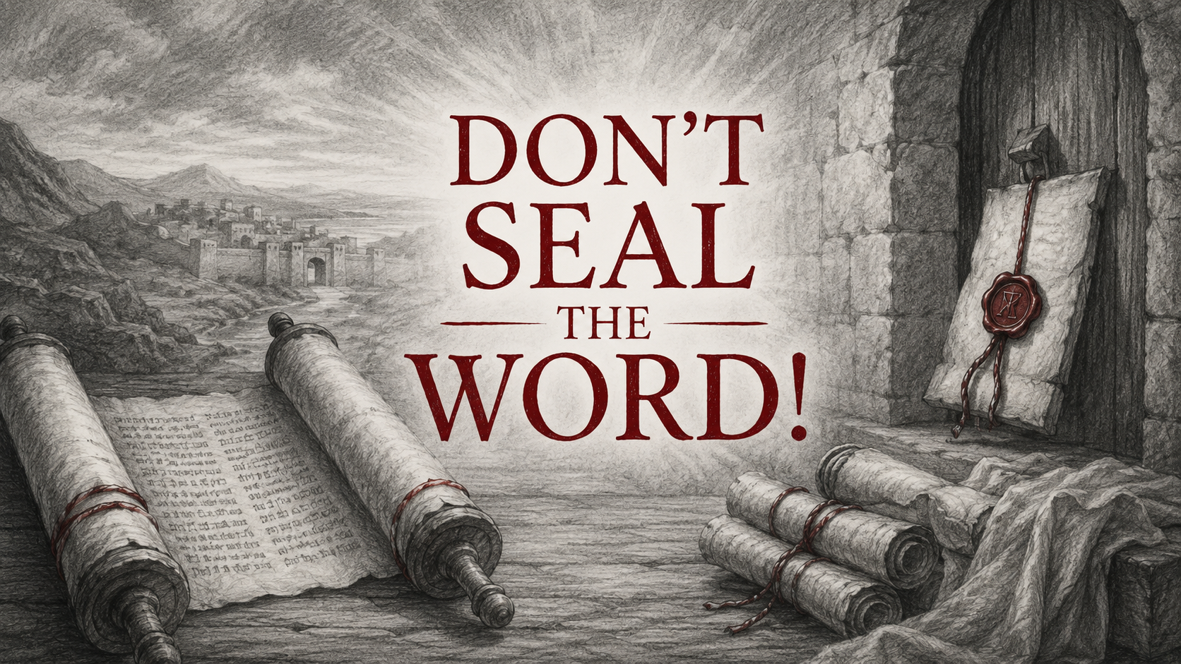 Don’t Seal the Word!