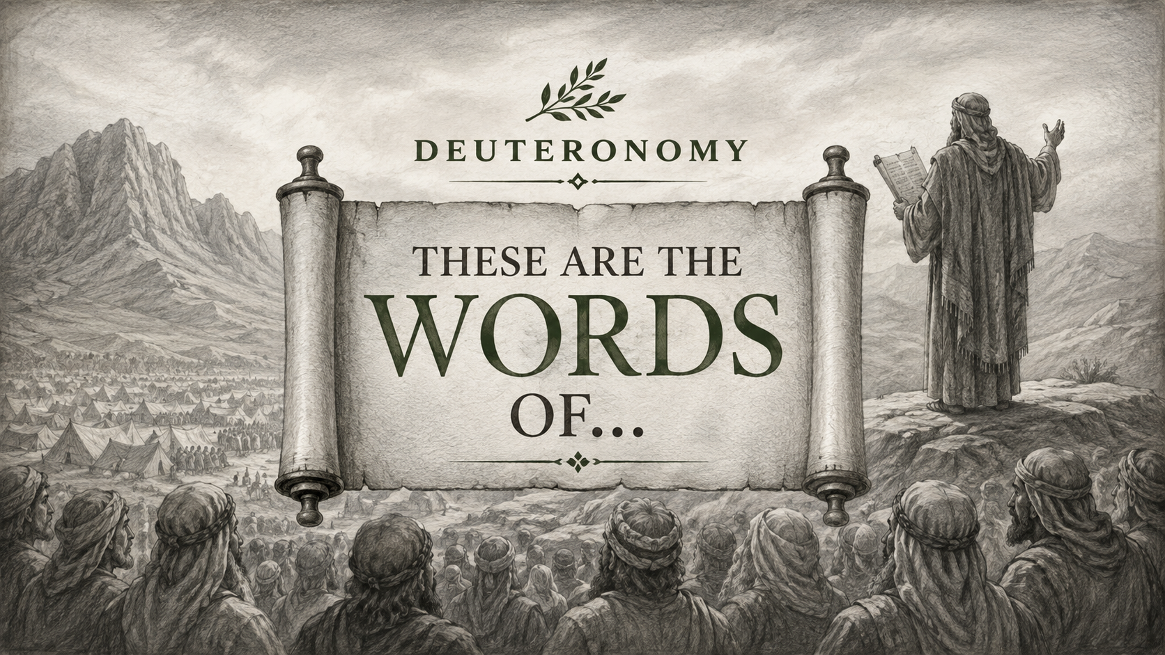 These are the words of…